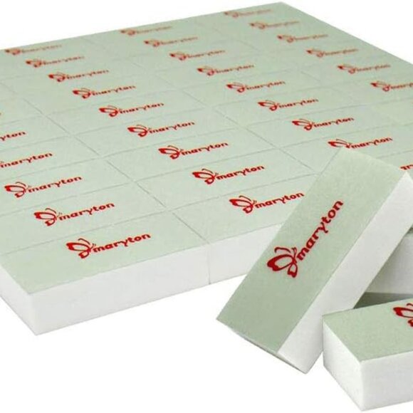 Mini Nail Buffer Blocks, Disposable Nail Shine Buffers Kit - Green Side for Buff - Picture 1 of 6